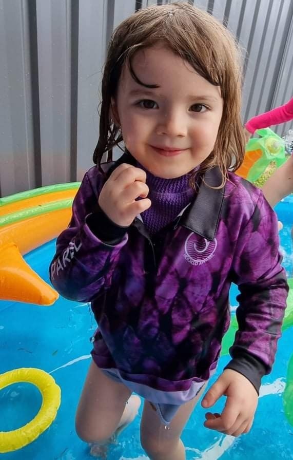 Girls Pink Scaled Fishing Shirt - Main Image